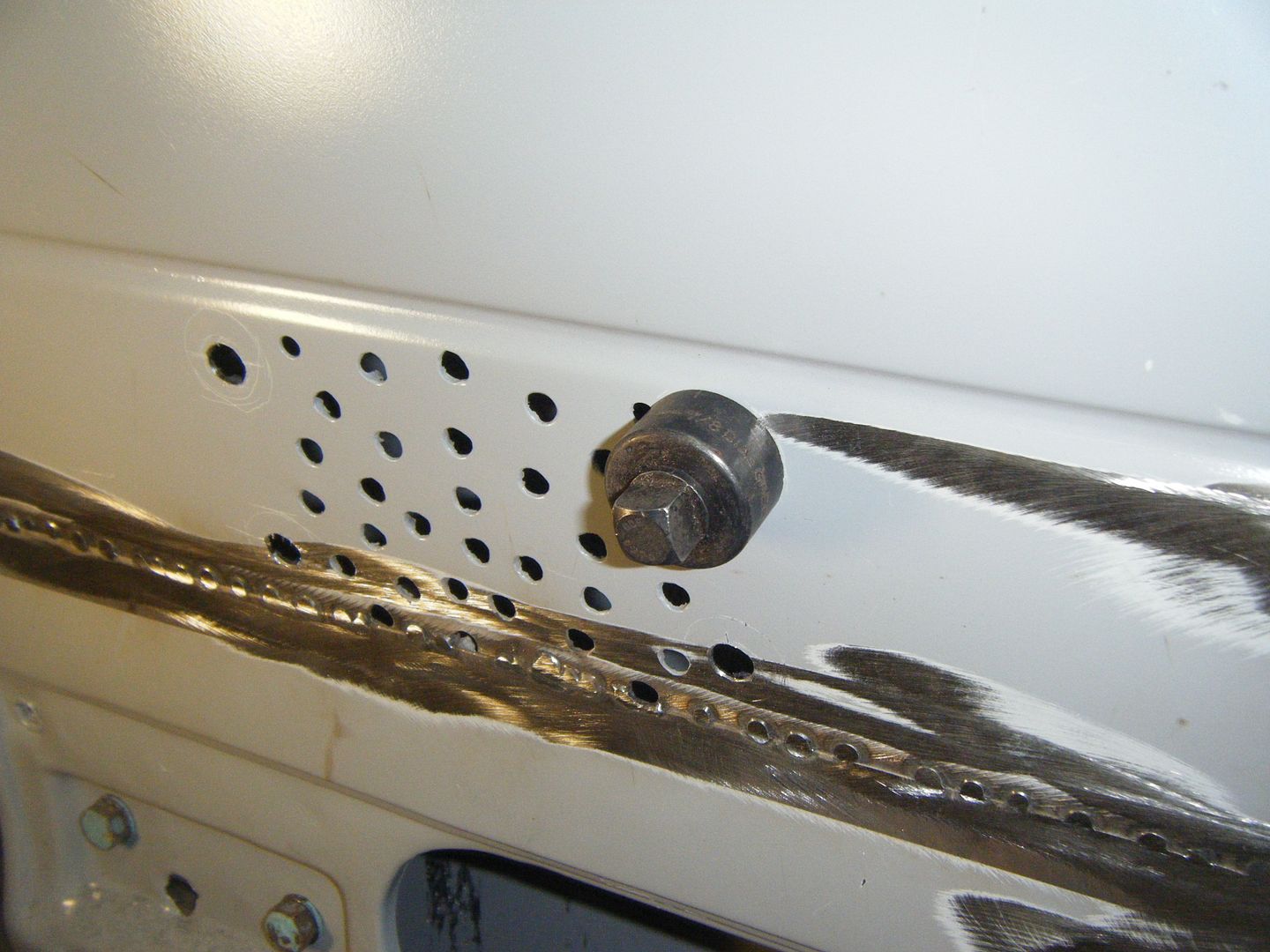 How to cut a hole in sheet metal. Tip of the day 123013 Hot Rod Forum